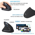 Left Hand Vertical Mouse Wireless Mouse