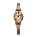 Oval Belt Quartz Movement Waterproof Compact Fashion Watch