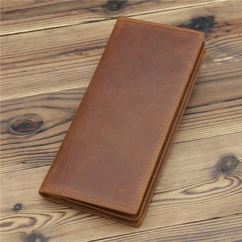 Pure First Layer Cowhide Retro Wallet